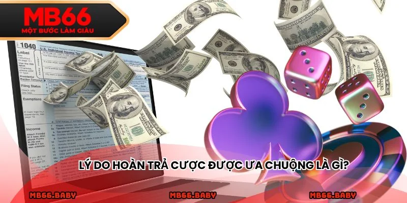 Lý do hoàn trả cược được ưa chuộng là gì?
