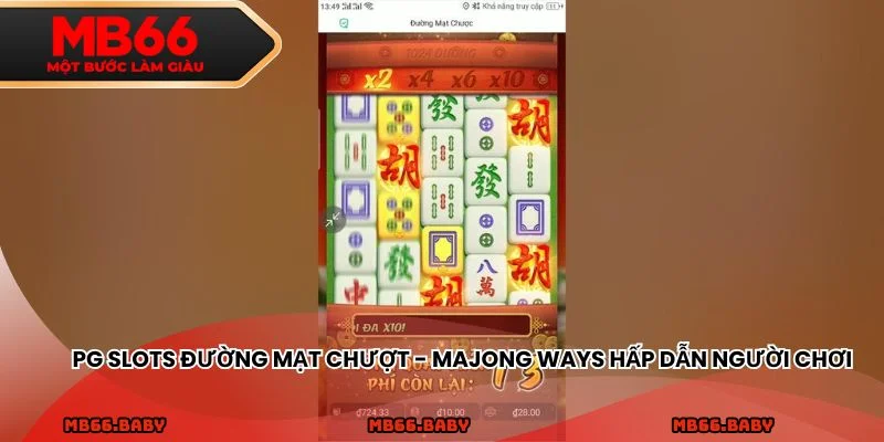 PG Slots Đường mạt chượt - Majong ways hấp dẫn người chơi
